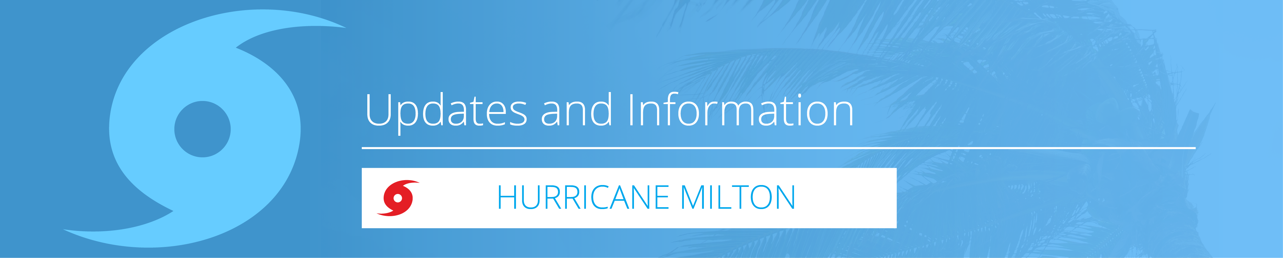 Hurricane Milton Banner